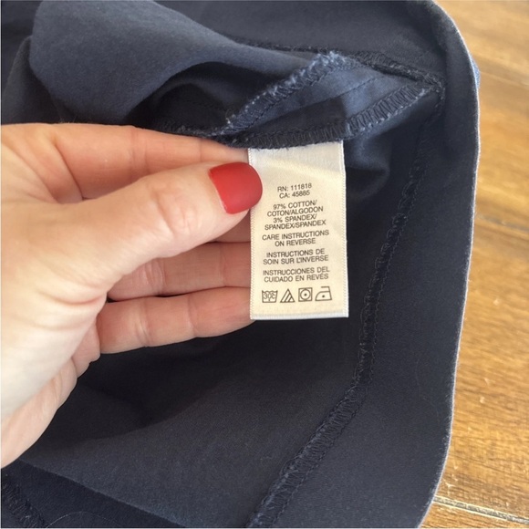 Michael Kors Skirt Size 12 Navy Knee Length - Picture 8 of 10